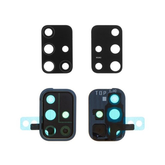 Camera Lens with Frame Samsung Galaxy A71/A715 Black